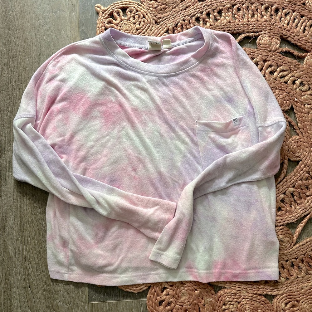 Roxy Long Sleeve Cotton Candy Top